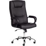 Компьютерное кресло TetChair Кресло MAXIMA Хром (22) кож/зам, черный, 36-6