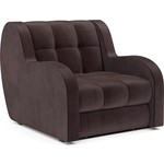 Кресло-кровать Mebel Ars Аккордеон Барон (бархат шоколадный STAR VELVET 60 COFFEE)