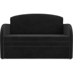 Выкатной диван Mebel Ars Малютка (велюр черный HB-178 17)