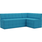 Кухонный диван Mebel Ars Атлантис правый угол (синий) 190х84х120 см