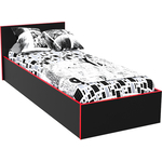 Кровать МДК Black 100х200 Красный (BL - КР10К)