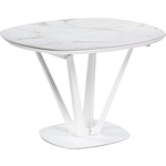 Керамический стол Woodville Азраун белый
