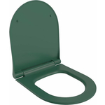 Сиденье для унитаза Ambassador Abner с микролифтом, матовое зеленое (102T20701S)