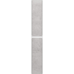 Пенал Dreja Slim 30х190 белый глянец/бетон (99.0505)