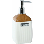 Дозатор жидкого мыла Fixsen White Wood белый/дерево (FX-402-1)