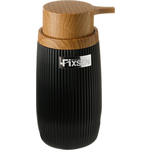 Дозатор жидкого мыла Fixsen Black Boom черный/дерево (FX-411-1)