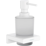 Дозатор для жидкого мыла Hansgrohe AddStoris 200 мл, матовый белый/матовое стекло (41745700)