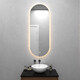 Безрамное зеркало с теплой подсветкой Genglass Nolvis NF LED M GGL-01-M-3000-2