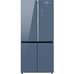 Холодильник Weissgauff WCD 590 NoFrost Inverter Premium Biofresh Blue Glass