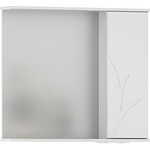 Зеркало-шкаф Volna Adel 80х70 правое с подсветкой, белый (zsADEL80.R-01)