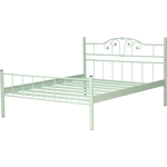 Кровать двойная ОЛМЕКО 42.26-01 Бостон (металл белый) (ML876879429)