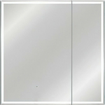 Зеркало-шкаф Style line Квартет 80х80 с подсветкой, сенсор (2000949237282)