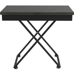 Стол универсальный трансформируемый Мебелик АНДРЭ Loft ЛДСП интра/чёрный (П0005917)