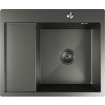 Кухонная мойка Mixline Pro 60х50 правая, черный графит (4610211009455)