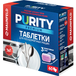 MAUNFELD Таблетки для посудомоечных машин MAUNFELD Purity Premium all in 1 MDT60PP (60 шт. в упаковке)