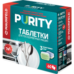MAUNFELD Таблетки для посудомоечных машин MAUNFELD Purity all in 1 MDT60ST (60 шт. в упаковке)