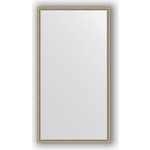 Зеркало в багетной раме поворотное Evoform Definite 58x108 см, витое серебро 28 мм (BY 0725)