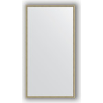Зеркало в багетной раме поворотное Evoform Definite 68x128 см, витое серебро 28 мм (BY 0742)