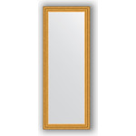 Зеркало в багетной раме поворотное Evoform Definite 56x146 см, состаренное золото 67 мм (BY 1076)
