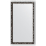 Зеркало в багетной раме поворотное Evoform Definite 60x110 см, черненое серебро 38 мм (BY 1078)