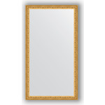 Зеркало в багетной раме поворотное Evoform Definite 62x112 см, сусальное золото 47 мм (BY 1083)