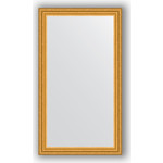 Зеркало в багетной раме поворотное Evoform Definite 66x116 см, состаренное золото 67 мм (BY 1091)