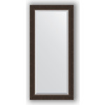 Зеркало с фацетом в багетной раме поворотное Evoform Exclusive 51x111 см, палисандр 62 мм (BY 1144)
