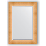Зеркало с фацетом в багетной раме поворотное Evoform Exclusive 66x96 см, травленое золото 87 мм (BY 1181)