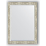 Зеркало с фацетом в багетной раме поворотное Evoform Exclusive 71x101 см, алюминий 61 мм (BY 1199)