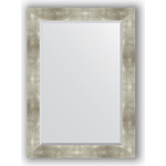 Зеркало с фацетом в багетной раме поворотное Evoform Exclusive 76x106 см, алюминий 90 мм (BY 1200)