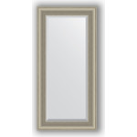 Зеркало с фацетом в багетной раме поворотное Evoform Exclusive 56x116 см, хамелеон 88 мм (BY 1245)