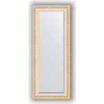 Зеркало с фацетом в багетной раме поворотное Evoform Exclusive 55x135 см, старый гипс 82 мм (BY 1252)