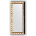 Зеркало с фацетом в багетной раме поворотное Evoform Exclusive 70x160 см, барокко золото 106 мм (BY 1291)