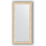 Зеркало с фацетом в багетной раме поворотное Evoform Exclusive 75x165 см, старый гипс 82 мм (BY 1302)