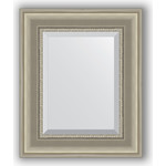 Зеркало с фацетом в багетной раме Evoform Exclusive 46x56 см, хамелеон 88 мм (BY 1367)