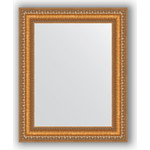 Зеркало в багетной раме Evoform Definite 41x51 см, золотые бусы на бронзе 60 мм (BY 3010)