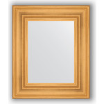 Зеркало в багетной раме Evoform Definite 49x59 см, травленое золото 99 мм (BY 3027)