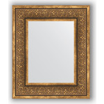 Зеркало в багетной раме Evoform Definite 49x59 см, вензель бронзовый 101 мм (BY 3031)