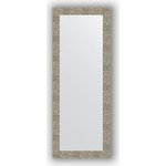Зеркало в багетной раме поворотное Evoform Definite 56x146 см, соты титан 70 мм (BY 3116)