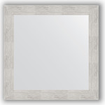 Зеркало в багетной раме Evoform Definite 66x66 см, серебреный дождь 70 мм (BY 3144)