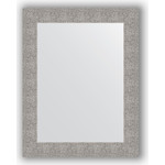 Зеркало в багетной раме поворотное Evoform Definite 70x90 см, чеканка серебряная 90 мм (BY 3183)