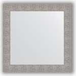 Зеркало в багетной раме Evoform Definite 80x80 см, чеканка серебряная 90 мм (BY 3247)