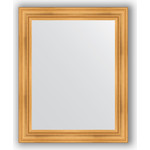 Зеркало в багетной раме поворотное Evoform Definite 82x102 см, травленое золото 99 мм (BY 3283)