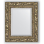 Зеркало с фацетом в багетной раме Evoform Exclusive 45x55 см, виньетка античная латунь 85 мм (BY 3359)