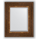 Зеркало с фацетом в багетной раме Evoform Exclusive 46x56 см, римская бронза 88 мм (BY 3361)