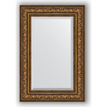 Зеркало с фацетом в багетной раме поворотное Evoform Exclusive 60x90 см, виньетка состаренная бронза 109 мм (BY 3427)