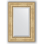 Зеркало с фацетом в багетной раме поворотное Evoform Exclusive 62x92 см, состаренное серебро с орнаментом 120 мм (BY 3428)