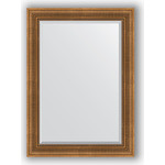 Зеркало с фацетом в багетной раме поворотное Evoform Exclusive 77x107 см, бронзовый акведук 93 мм (BY 3466)