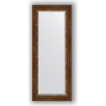 Зеркало с фацетом в багетной раме поворотное Evoform Exclusive 56x136 см, римская бронза 88 мм (BY 3517)