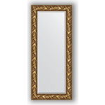 Зеркало с фацетом в багетной раме поворотное Evoform Exclusive 64x149 см, византия золото 99 мм (BY 3545)